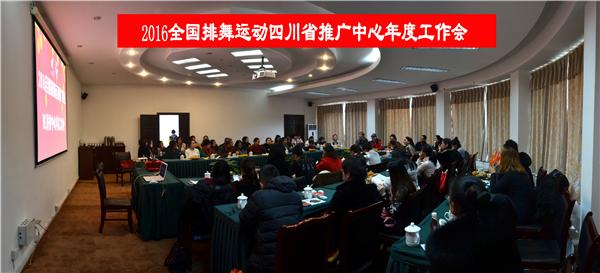 2016全国排舞运动推广中心四川省中心年度工作会议